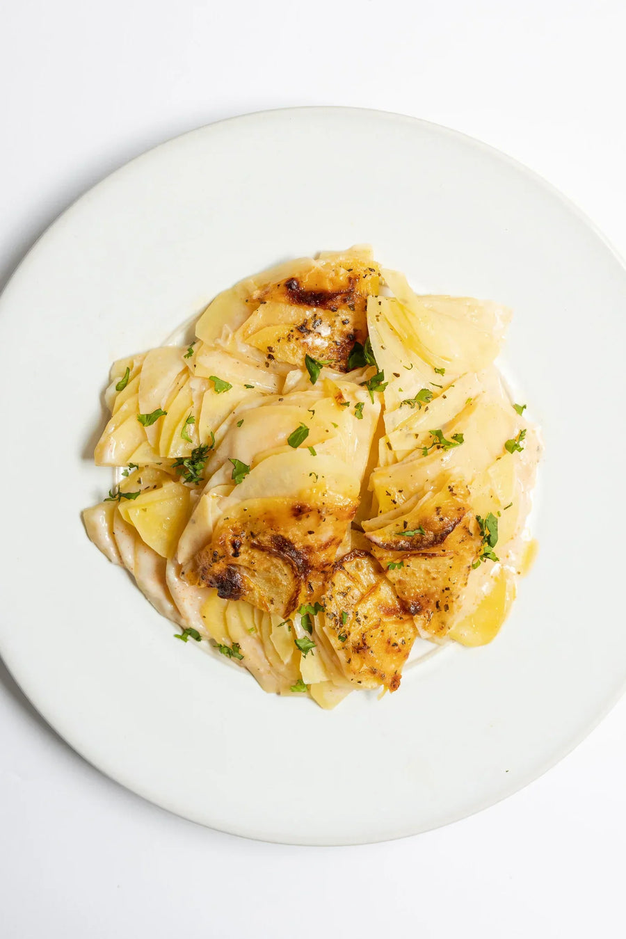 Papas gratinadas en airfryer